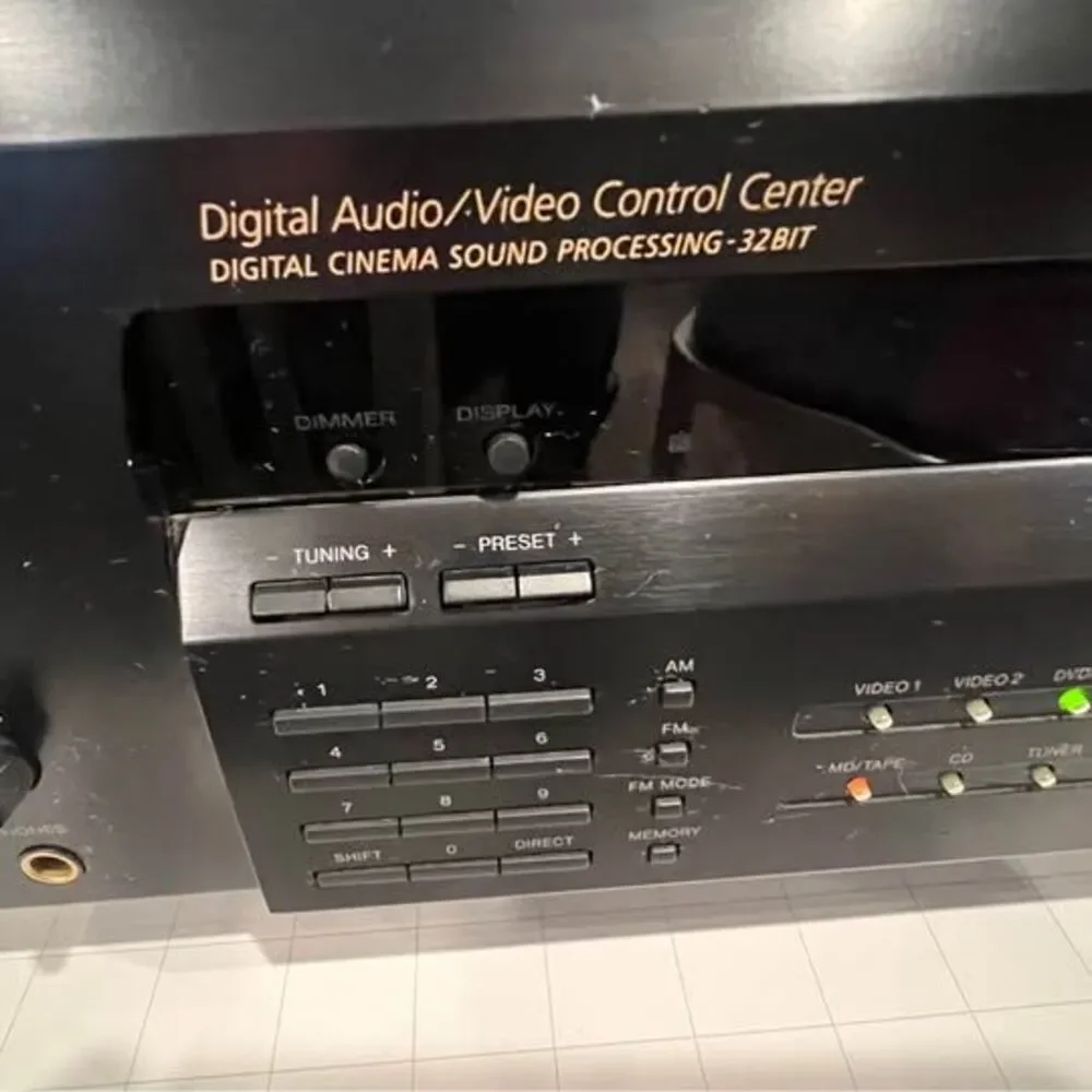 Sony STR-DE835 A/V Stereo Receiver Original Box & Original Remote Works Perfect
